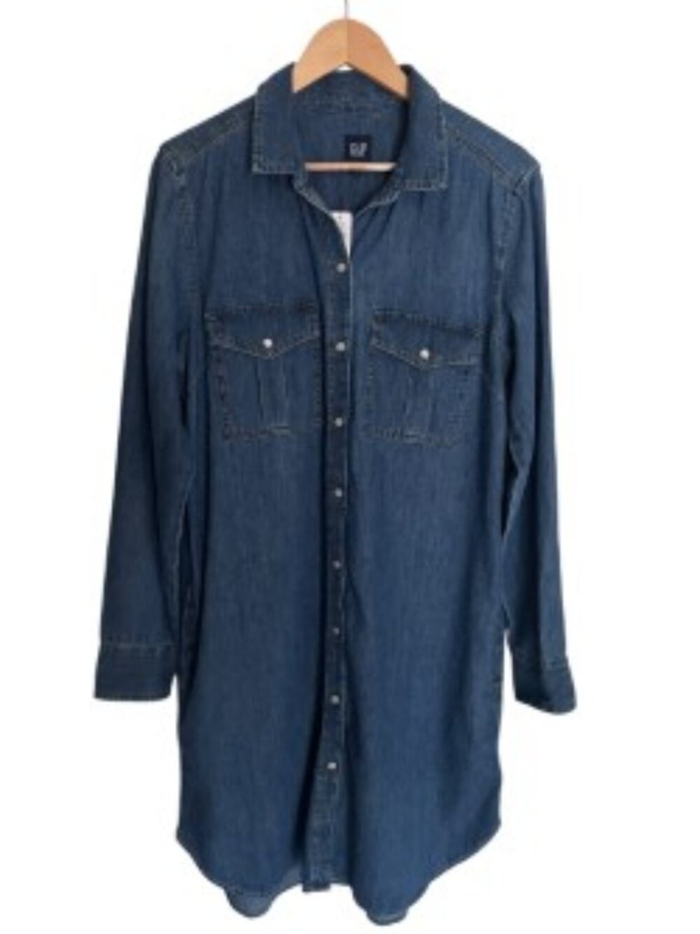 NWT Gap Denim Utility dress Large Tall